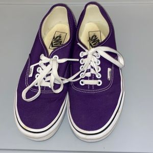 Purple Vans gently used